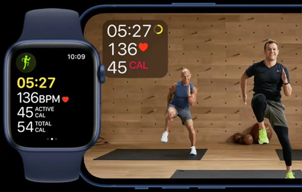 Apple Watch Ultra on athlete's wrist during mountain hike showcasing rugged design and GPS tracking