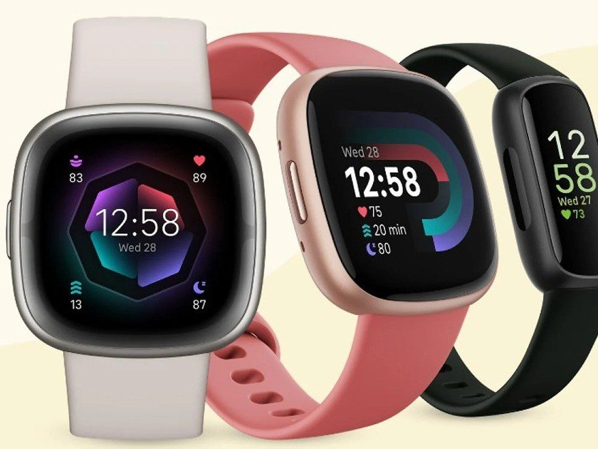Fitbit Sense 2 smartwatch displaying health metrics, emphasizing price and value.