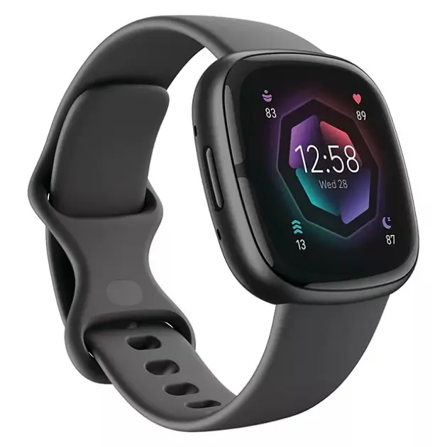 Fitbit Sense 2 smartwatch with vibrant AMOLED screen