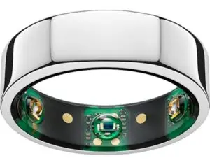 Close-up of the Oura Ring Gen 3, symbolizing advanced health tracking and mindful living.