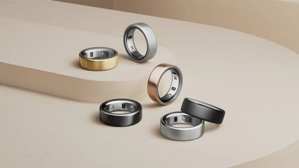 Sleek Oura Ring Gen 3 resting on a modern surface, symbolizing health tracking and premium value.