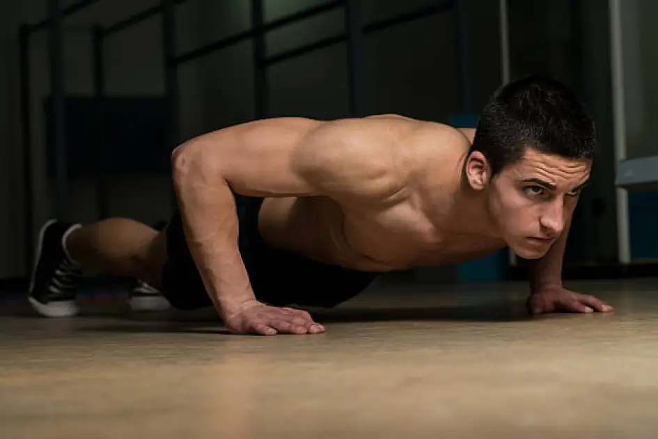 Person performing cross-training cardio workout for balanced fitness