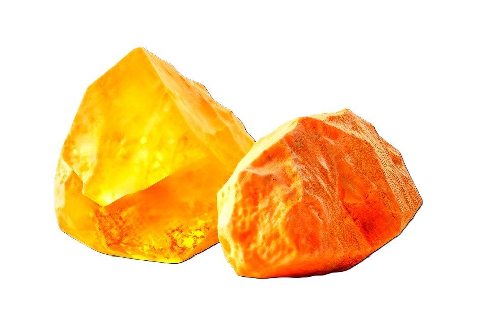 Golden Citrine crystal radiating positivity and abundance energy