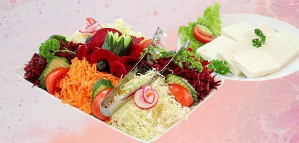 Colorful assortment of fermented foods symbolizing gut health, including kimchi, yogurt, sauerkraut, and kombucha.