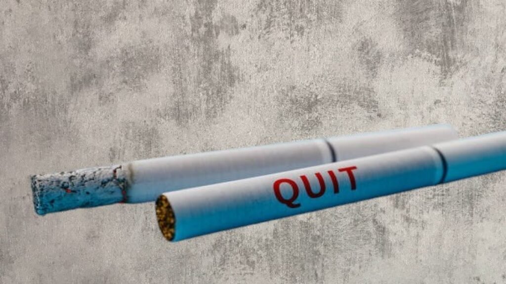 Image depicting the choice to quit smoking for a healthier life, showcasing a symbol of transformation and change.