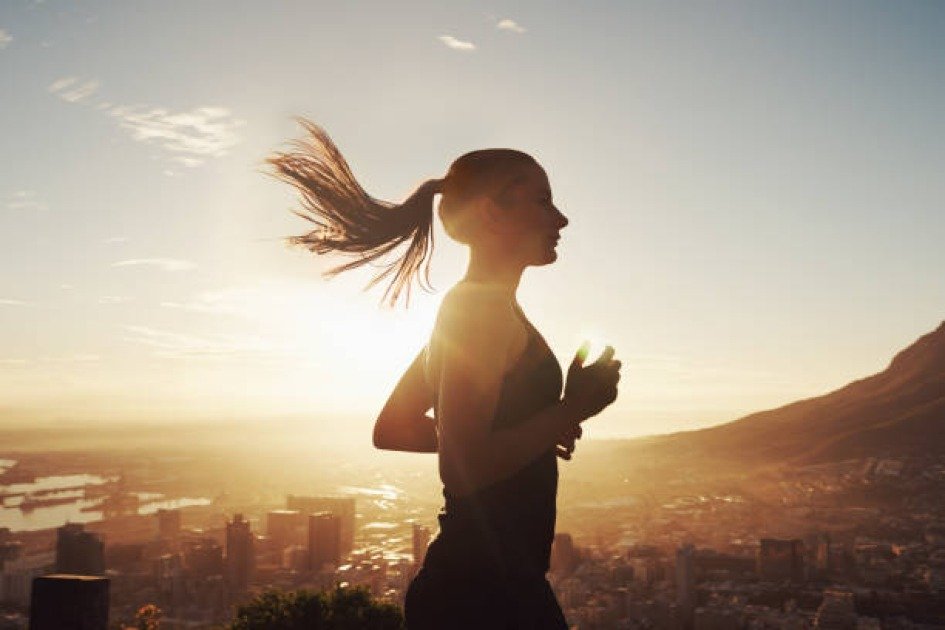 A vibrant person exercising for energy and focus