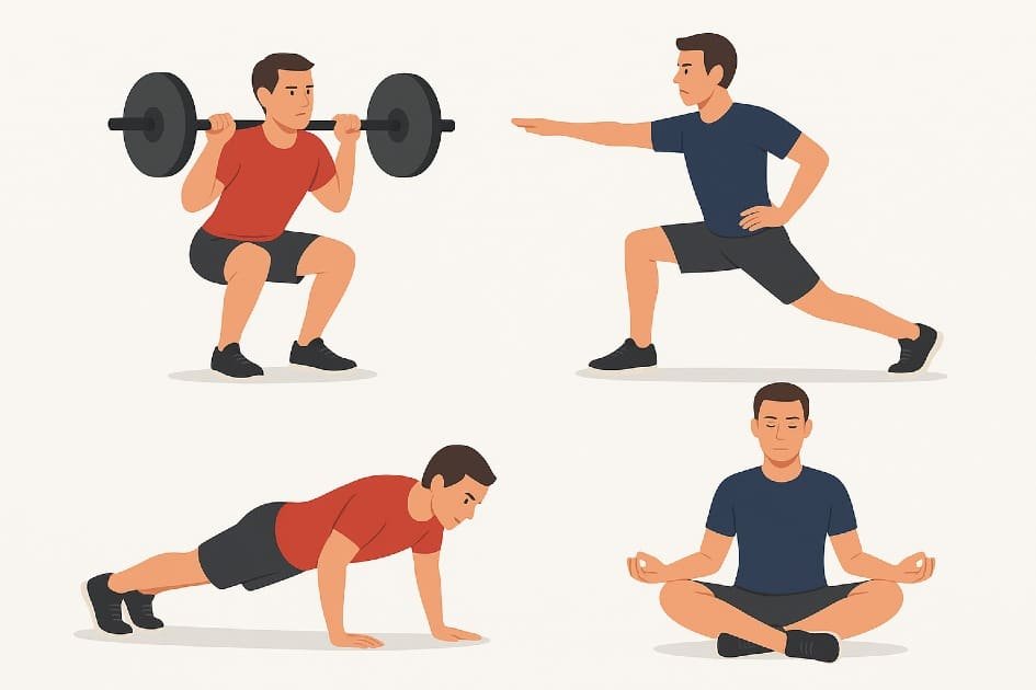 Strong and healthy lifestyle with exercises that build lifelong vitality and resilience