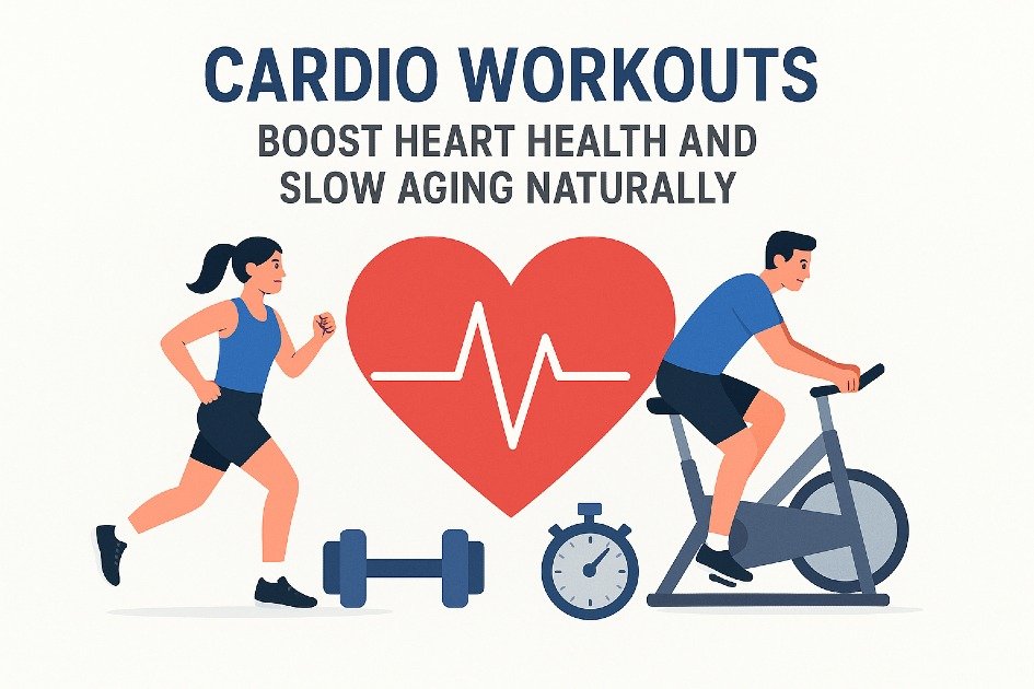 Cardio workouts that boost heart health and slow aging naturally
