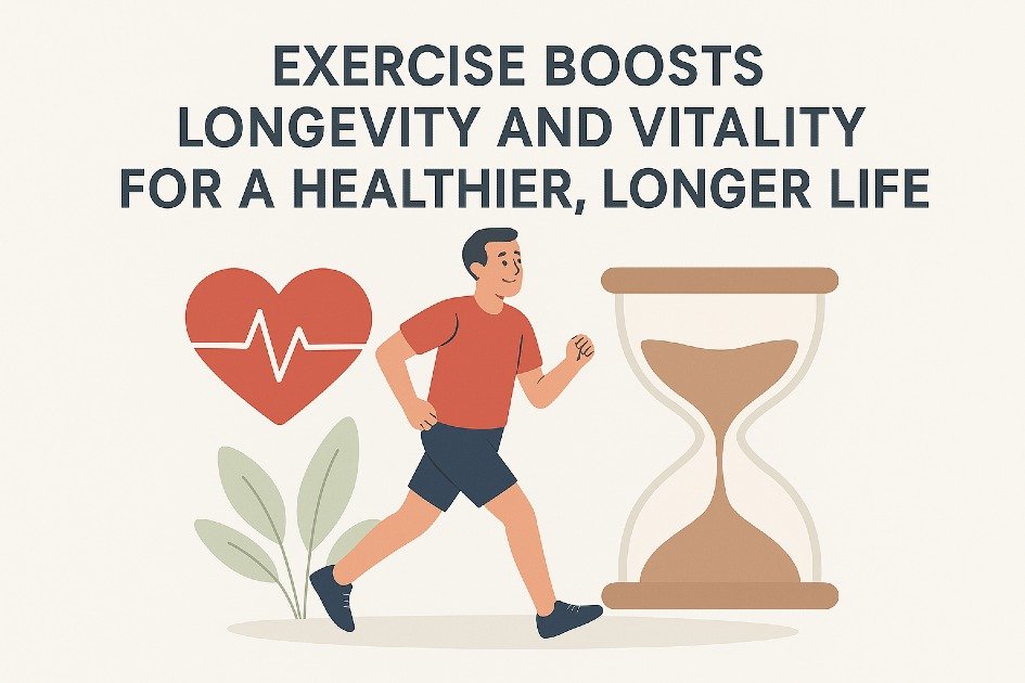 Exercise boosts longevity and vitality for a healthier, longer life