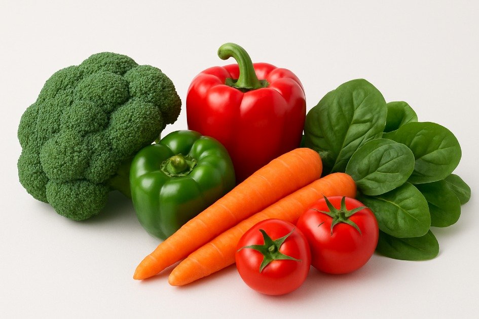 Colorful vegetables that naturally support fat burning and weight loss