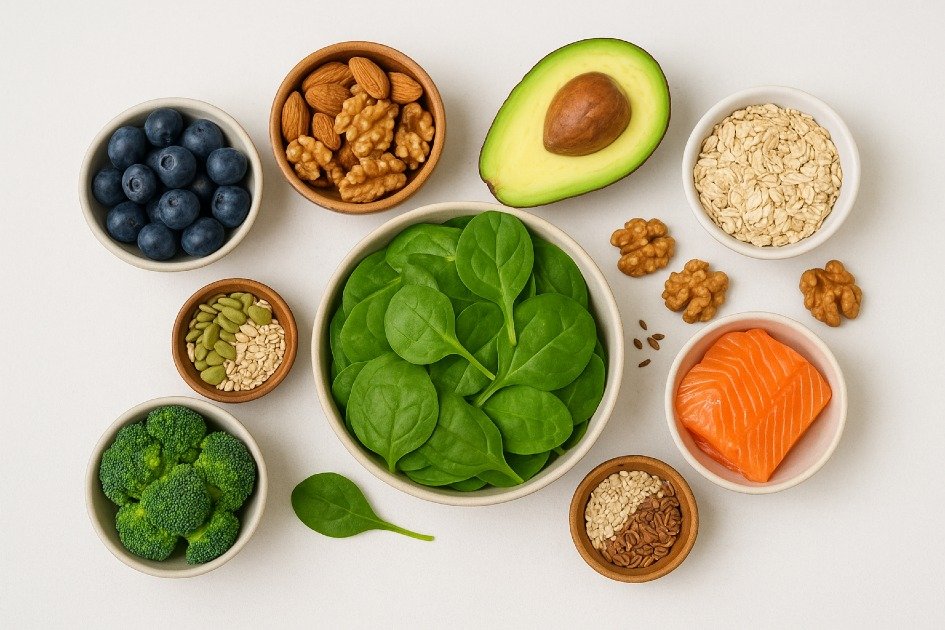 Healthy foods that boost brain health and support a calm, peaceful mind