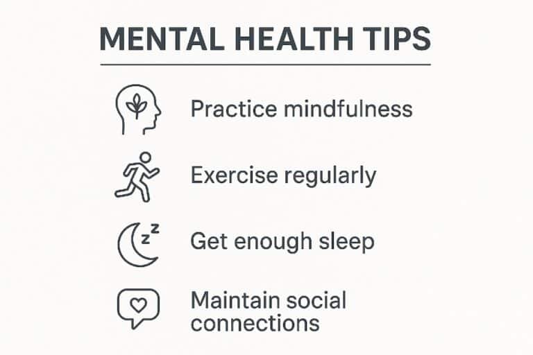 Simple mental health tips for stress relief and daily balance