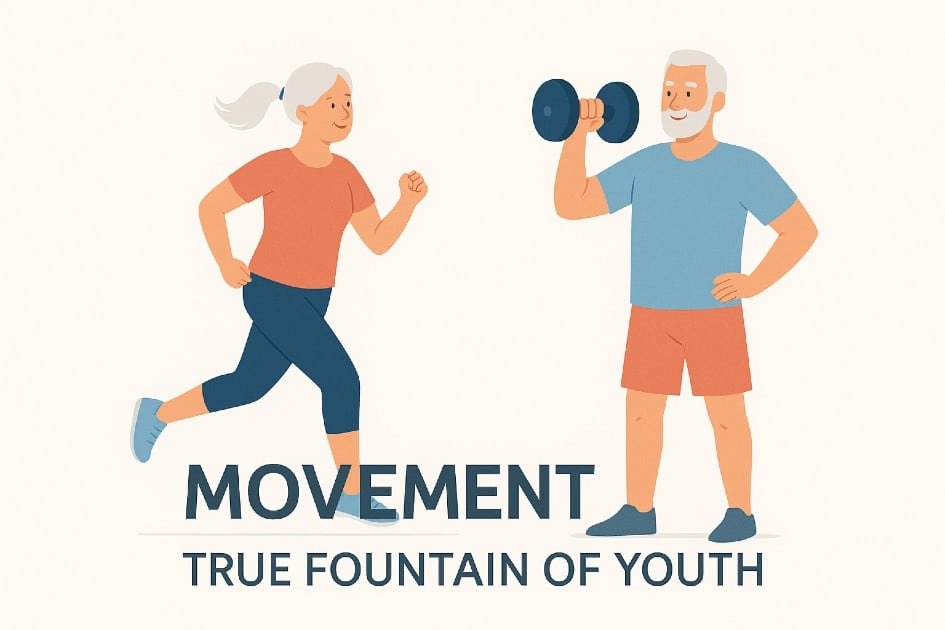 Active lifestyle showing how daily movement keeps the body young, strong, and energized.