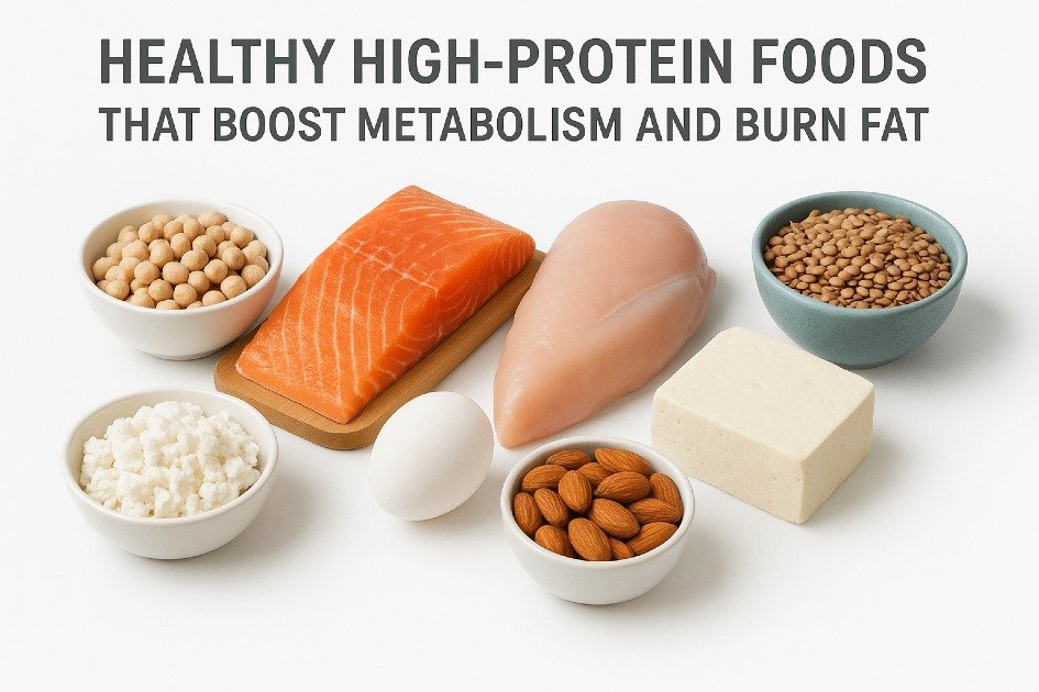 Healthy high-protein foods that boost metabolism and burn fat