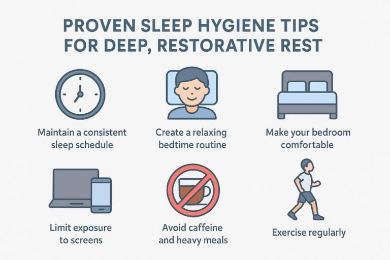 Proven sleep hygiene tips for deep, restorative rest
