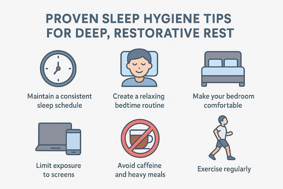 Proven sleep hygiene tips for deep, restorative rest