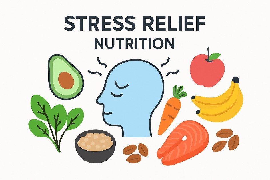 Healthy foods and nutrients reducing stress naturally