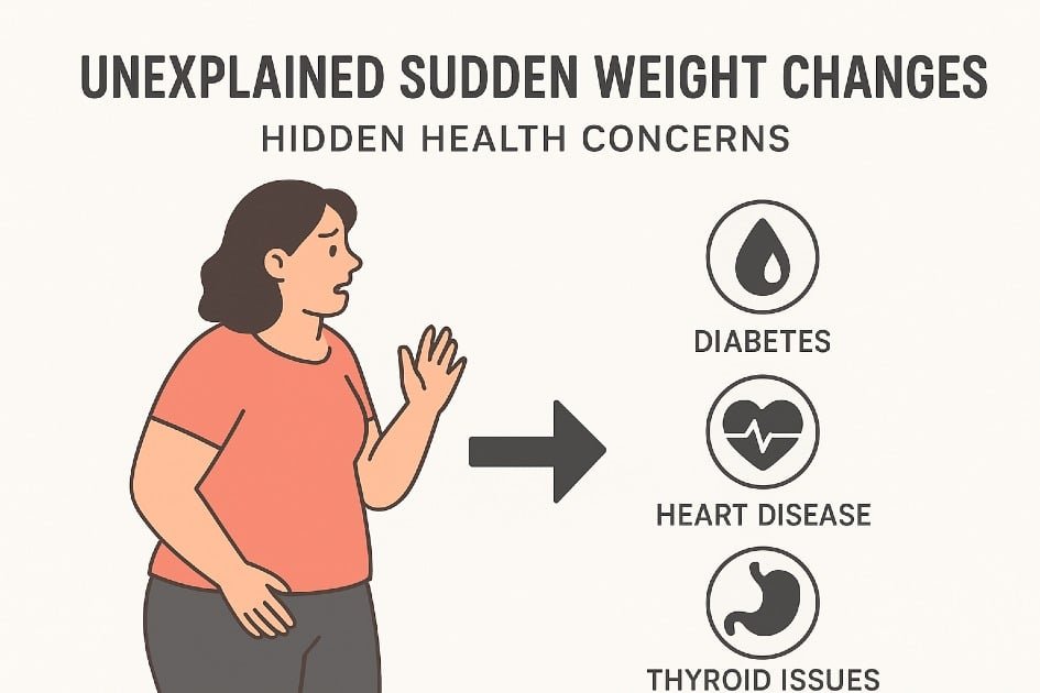 Unexplained sudden weight changes highlighting hidden health concerns