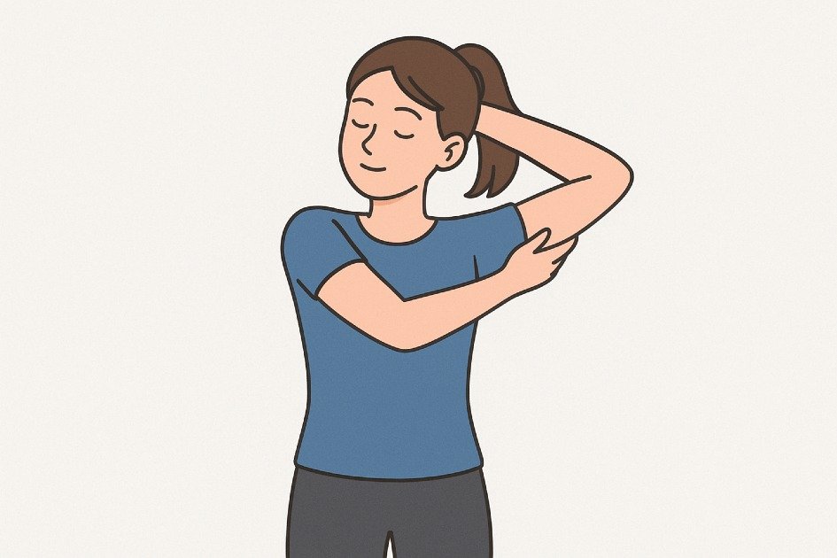 Simple upper body stretches for flexibility and posture, anywhere.