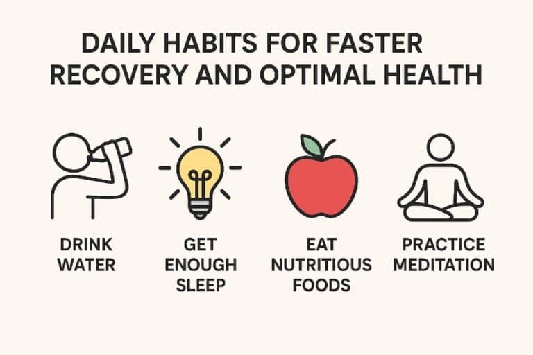 Daily habits for faster recovery and optimal health