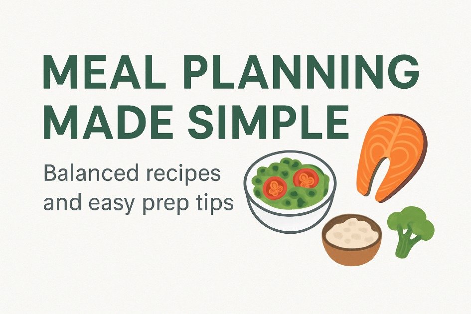 Healthy meal planning made simple with balanced recipes and easy prep tips