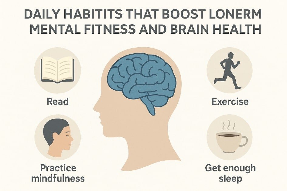 Daily habits that boost long-term mental fitness and brain health