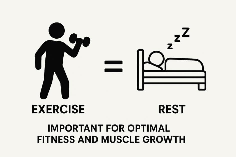 Importance of rest and recovery for optimal fitness and muscle growth