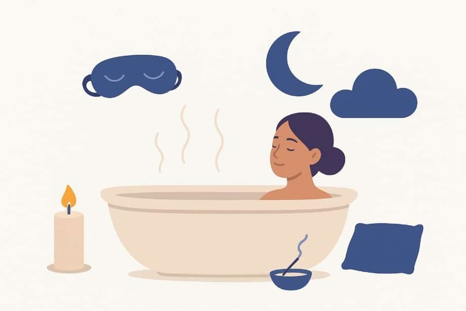 Relaxing nighttime routine to reduce stress and improve sleep quality