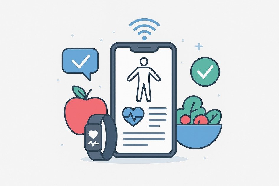 Smart technology enhancing personalized nutrition and healthy lifestyle choices