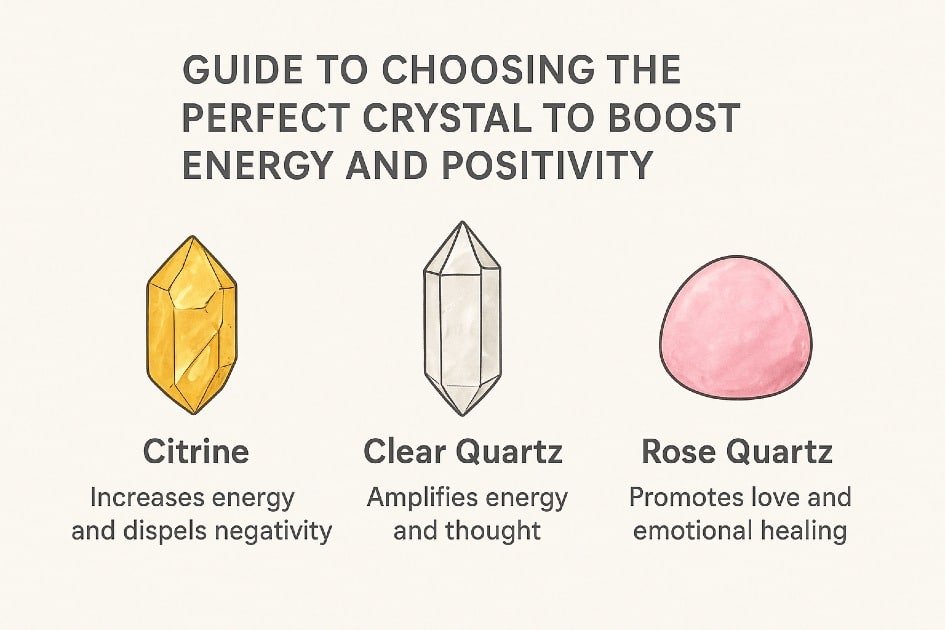 Guide to choosing the perfect crystal to boost energy and positivity