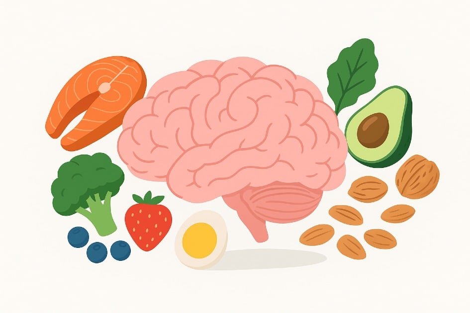 Healthy foods boosting memory, focus, and brain power