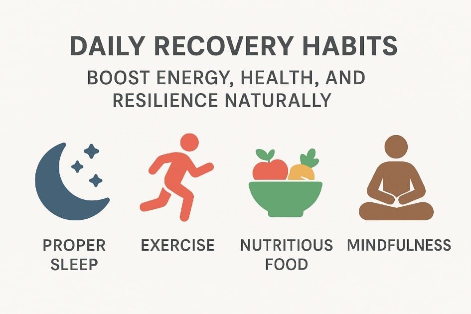 Daily recovery habits boost energy, health, and resilience naturally.