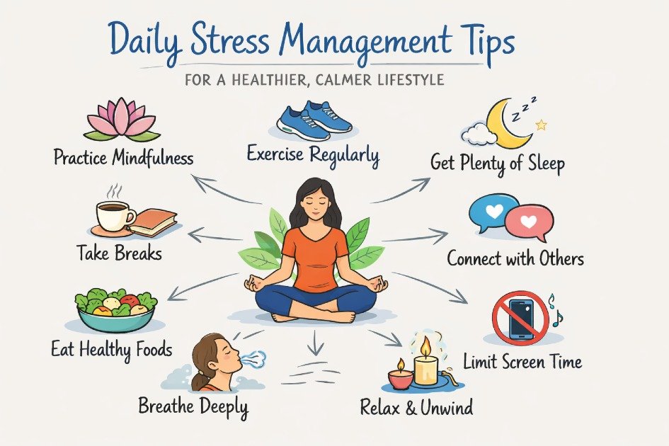 Daily stress management techniques for a healthier, calmer lifestyle
