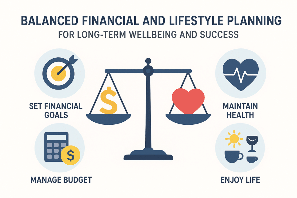 Balanced financial and lifestyle planning for long-term wellbeing and success
