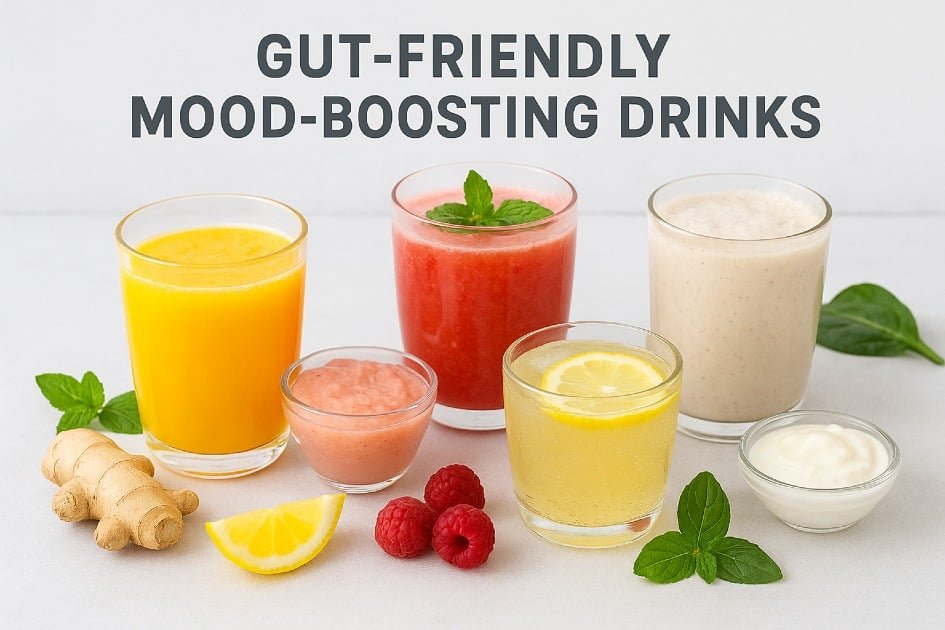 Refreshing gut-friendly drinks that naturally enhance mood and digestion
