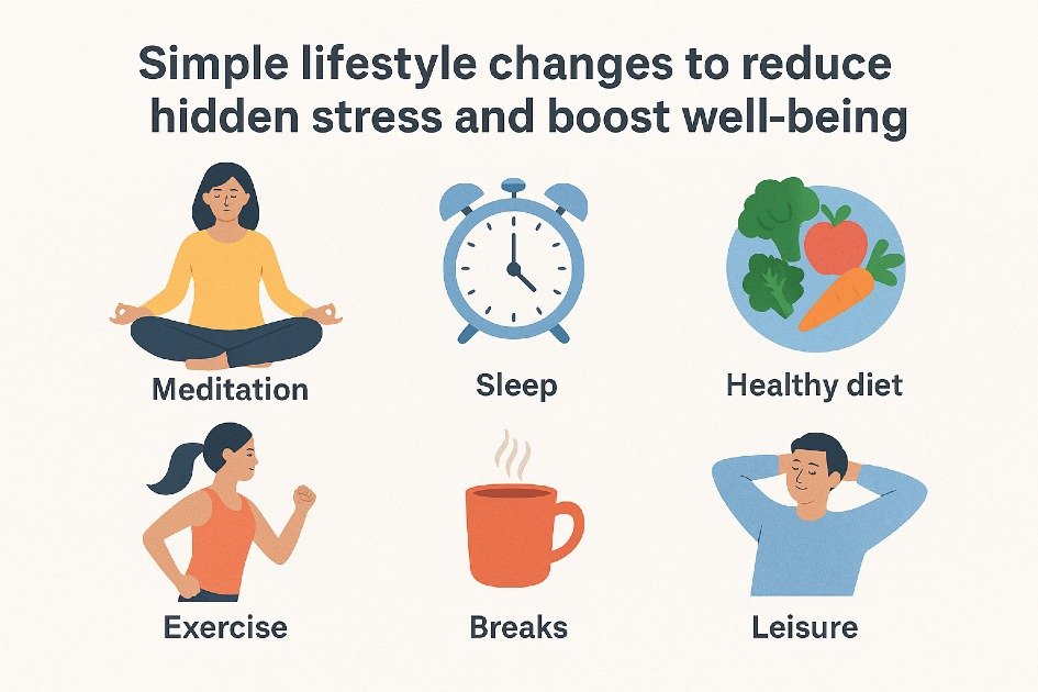 Simple lifestyle changes to reduce hidden stress and boost well-being