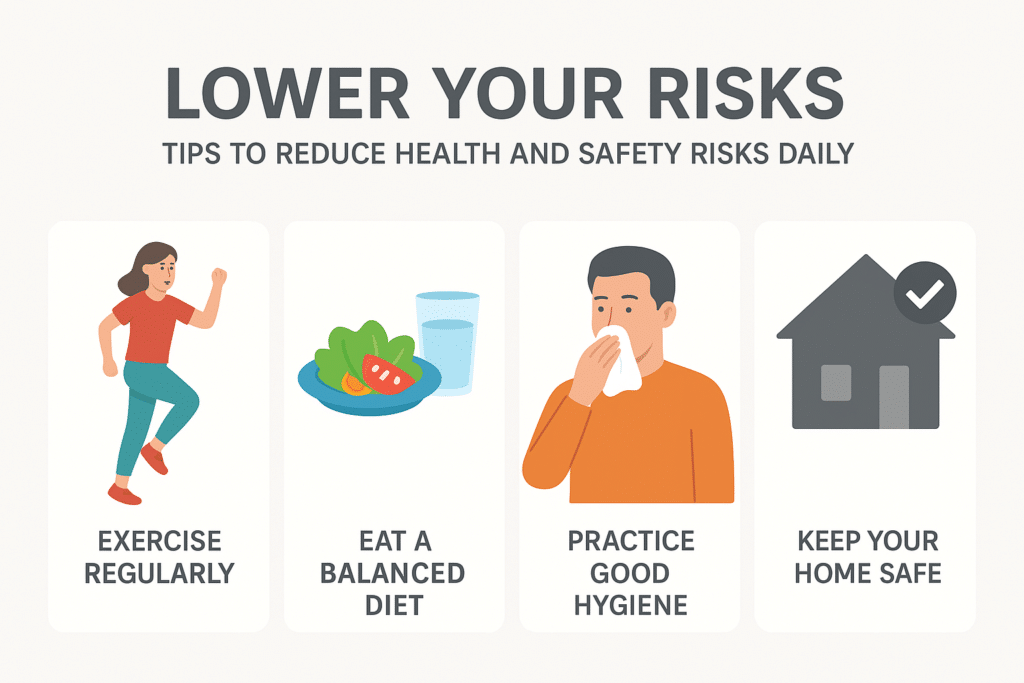 Simple lifestyle tips to reduce health and safety risks daily