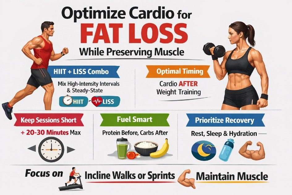 Optimize cardio for fat loss while preserving muscle with expert strategies