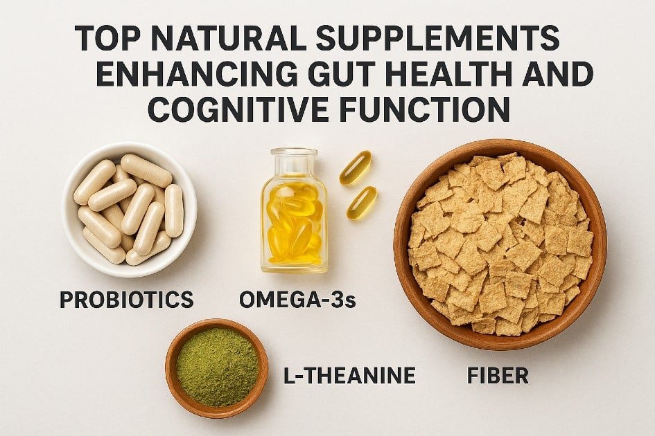 Top natural supplements enhancing gut health and cognitive function
