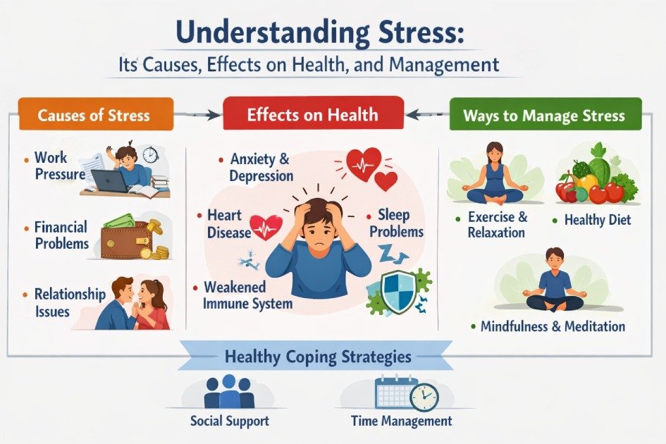 Understanding stress: its causes, effects on health, and ways to manage it effectively