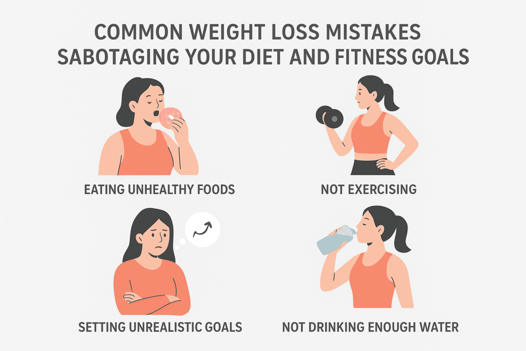 Common weight loss mistakes sabotaging your diet and fitness goals