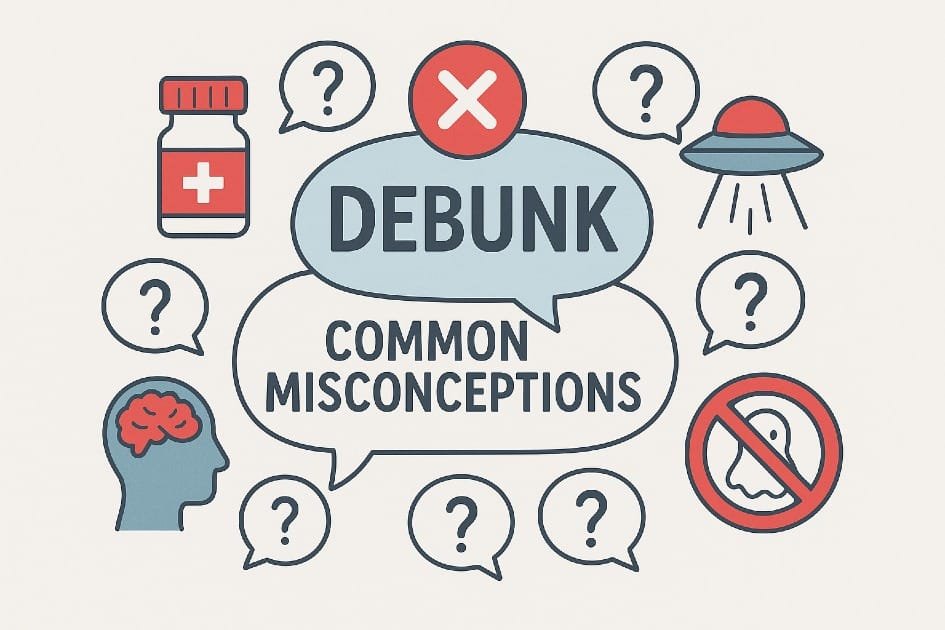 Common misconceptions and myths explained with clear facts and truth