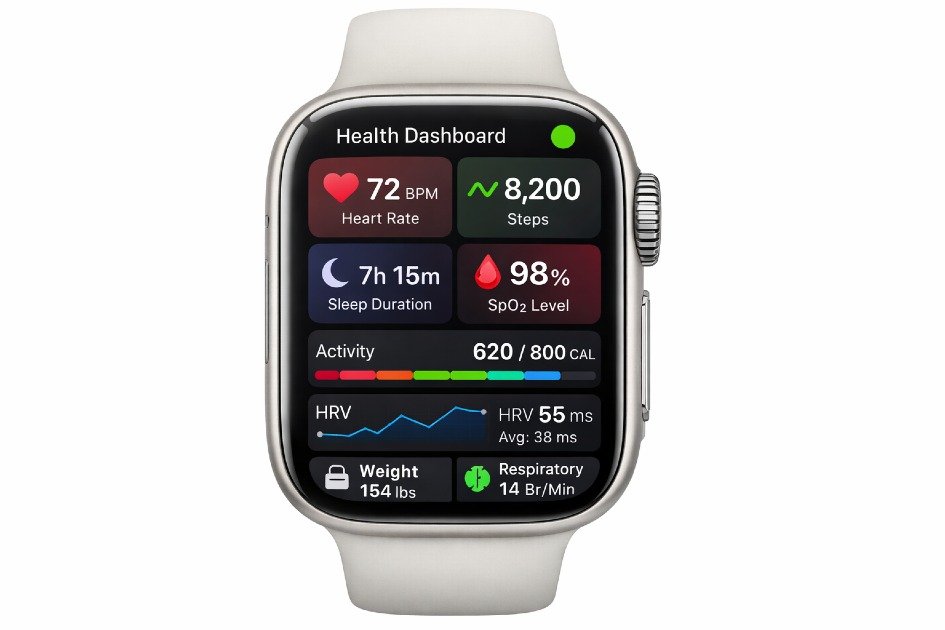 Apple Watch Series 10 health tracking screen