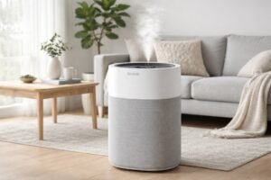 Blueair 2-in-1 Pro air purifier and humidifier in modern living room
