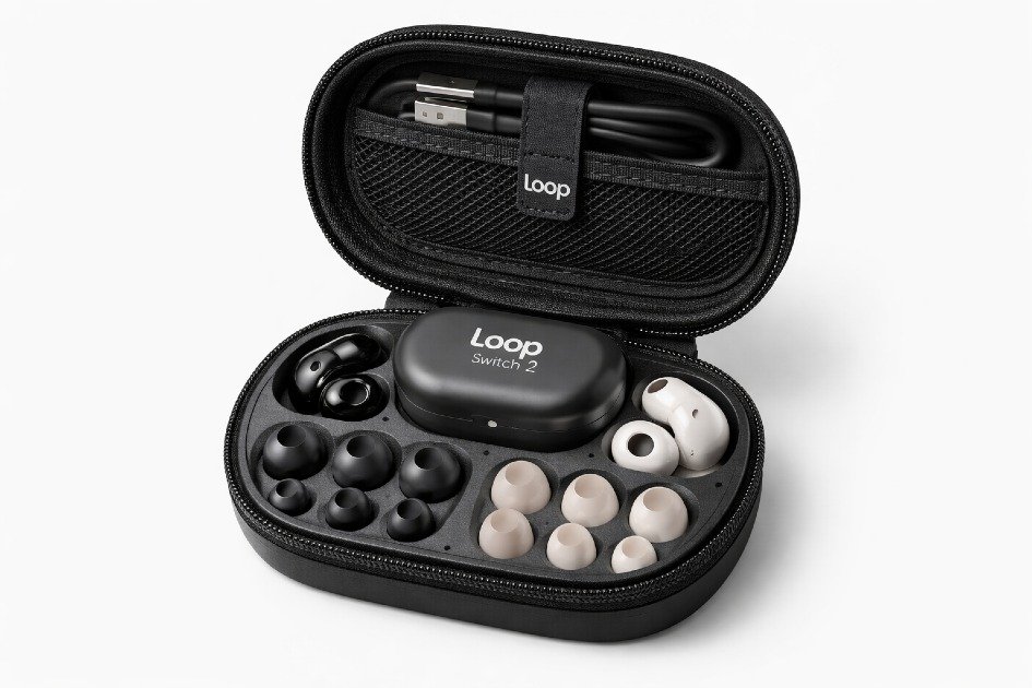 Loop Switch 2 Earplugs Organized for Travel