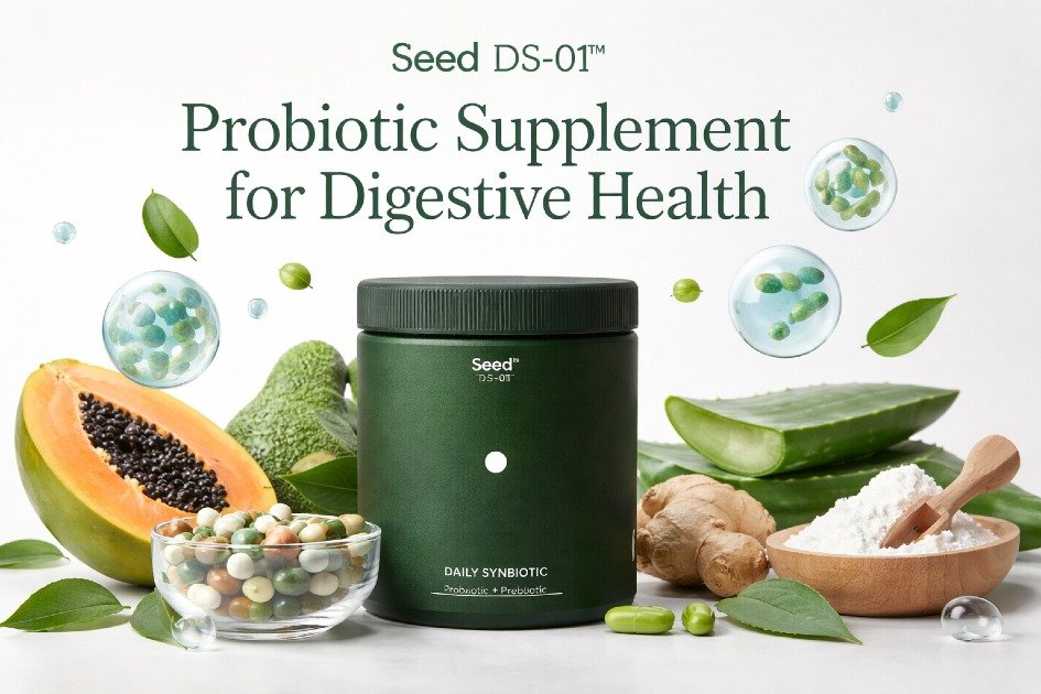Seed DS-01 probiotic supplement for digestive health