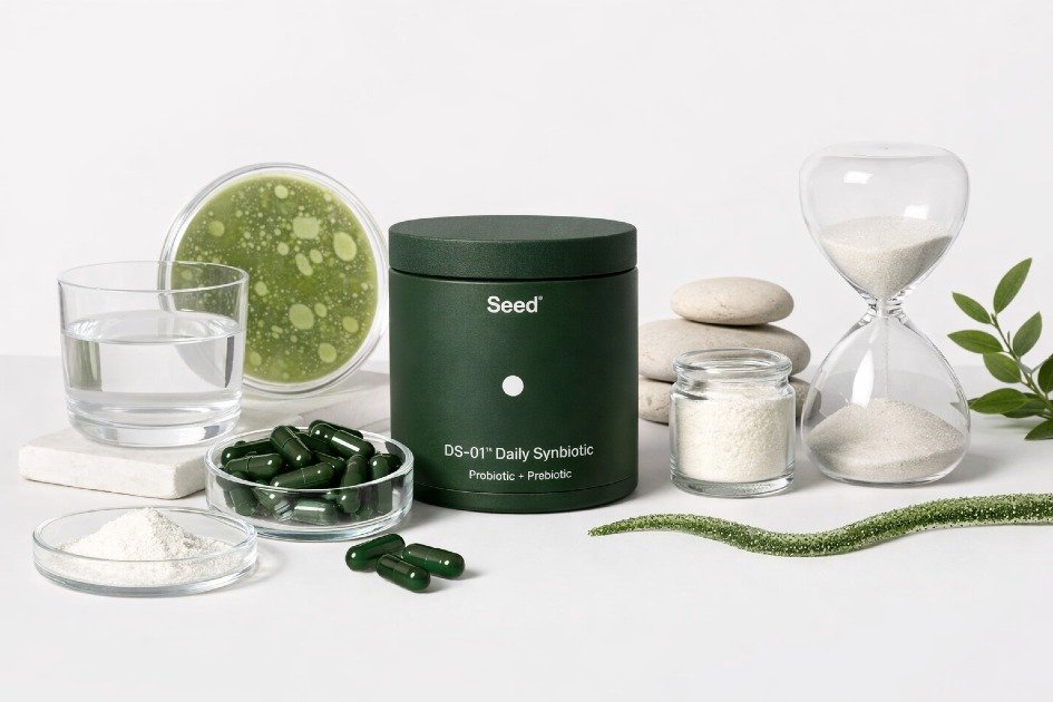Seed DS-01 Daily Synbiotic supplement product display