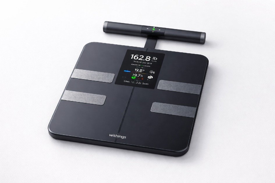 Withings Body Scan smart health scale design