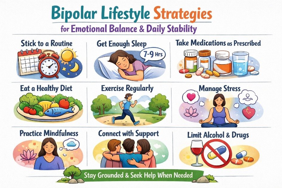 Bipolar lifestyle tips for emotional balance and daily stability