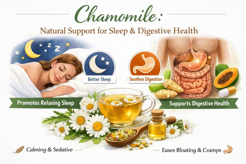 Chamomile: Natural Support for Sleep and Digestive Health